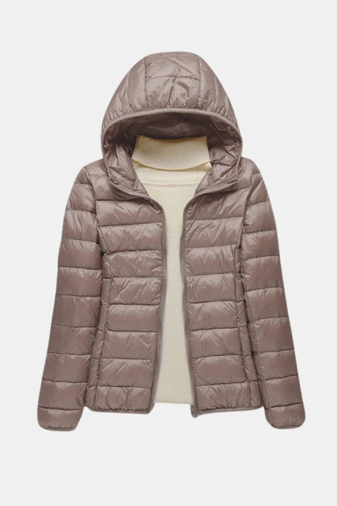 Olivia | Womens Quilted Zip Puffer Jacket