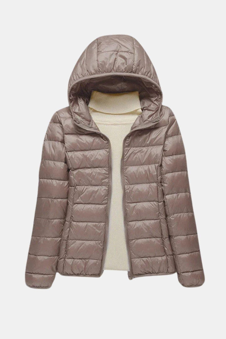 Olivia | Womens Quilted Zip Puffer Jacket