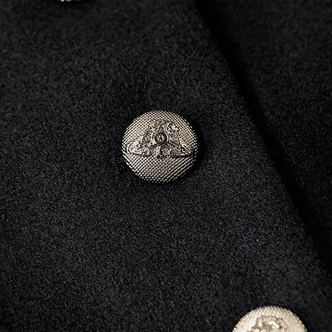 Florence | Collared Long Sleeve Button Coat