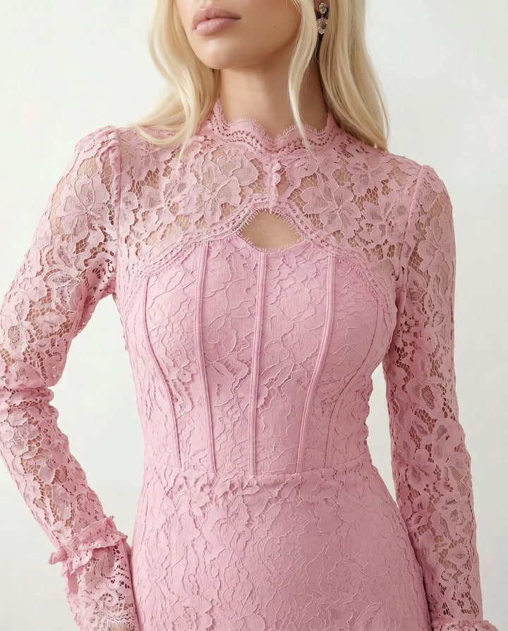 Pippa | Lace Long Sleeve Maxi Dress