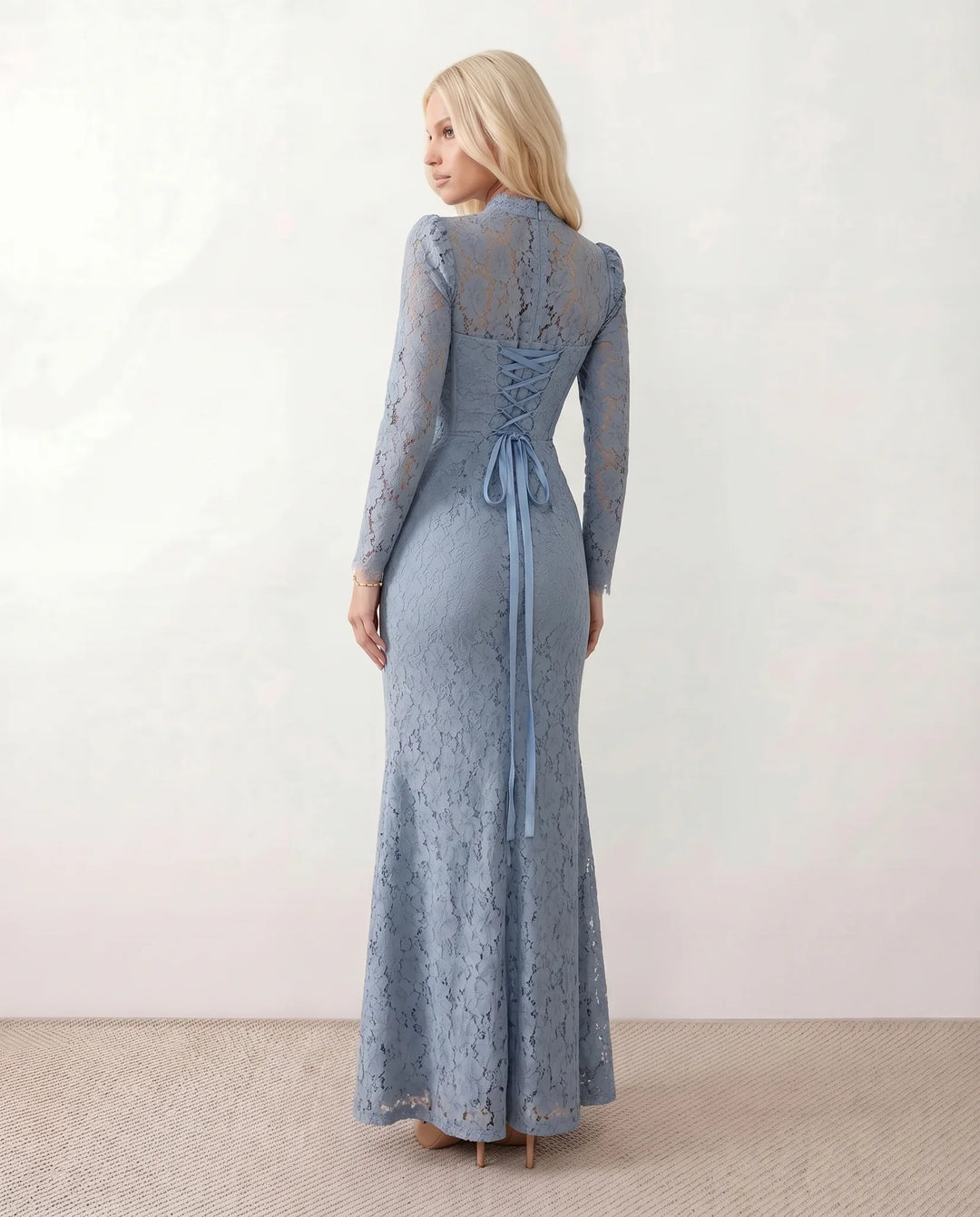 Pippa | Lace Long Sleeve Maxi Dress