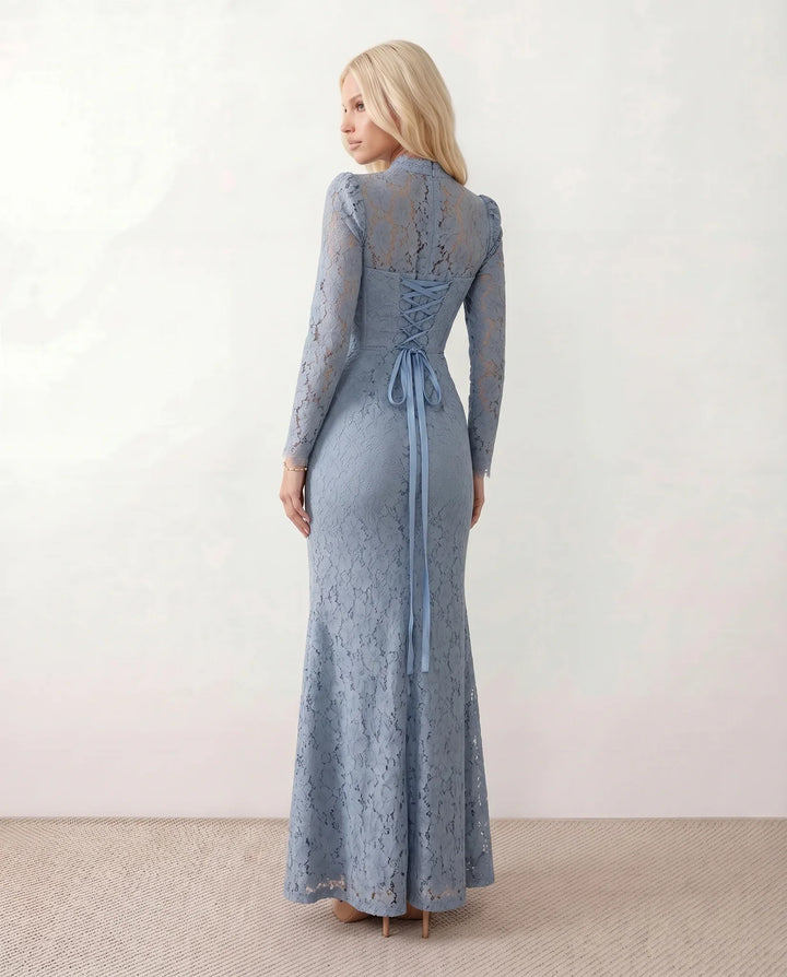 Pippa | Lace Long Sleeve Maxi Dress