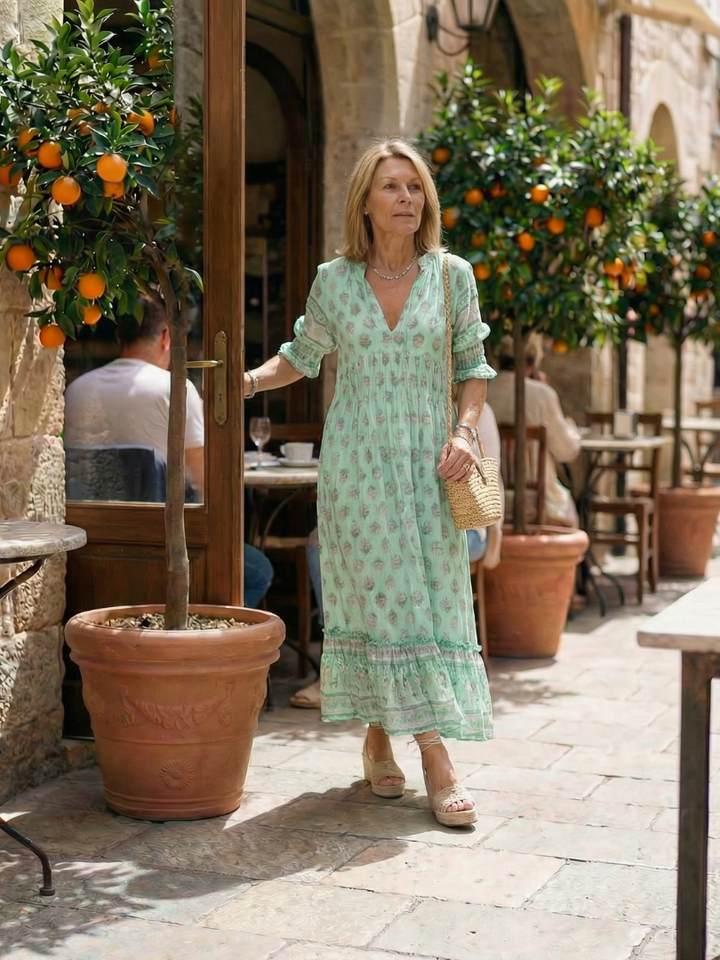 Pippa | Womens Floral Tiered Summer Maxi Dress