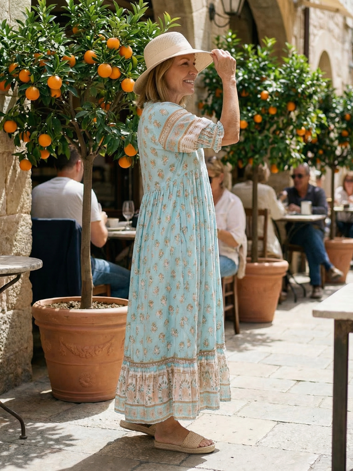 Pippa | Womens Floral Tiered Summer Maxi Dress