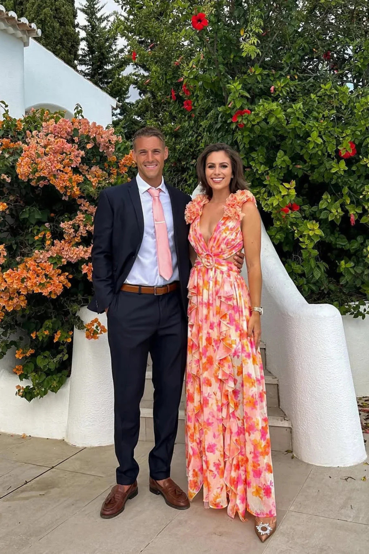 Poppy | Floral Sleeveless Wedding Guest Maxi Dress