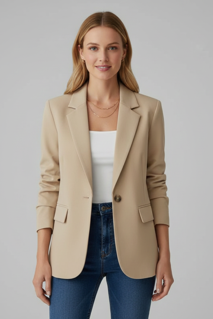 Poppy | Womens Tailored Lapel Collar Blazer Jacket