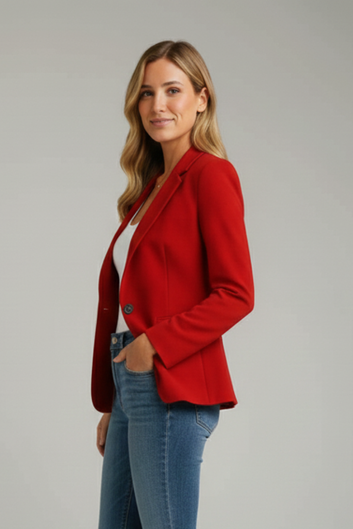 Poppy | Womens Tailored Lapel Collar Blazer Jacket