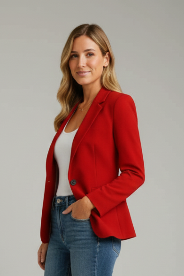 Poppy | Womens Tailored Lapel Collar Blazer Jacket