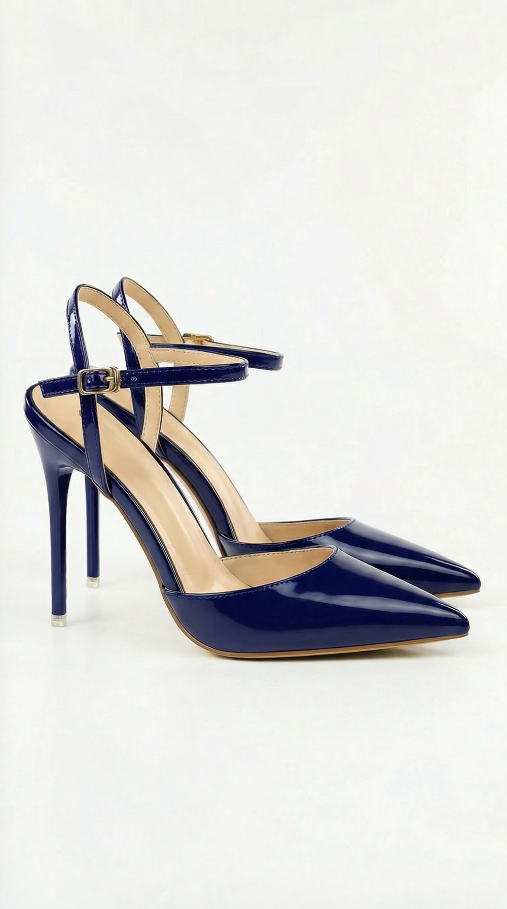 Rosie | Pointed Toe Ankle Strap Stiletto Heels