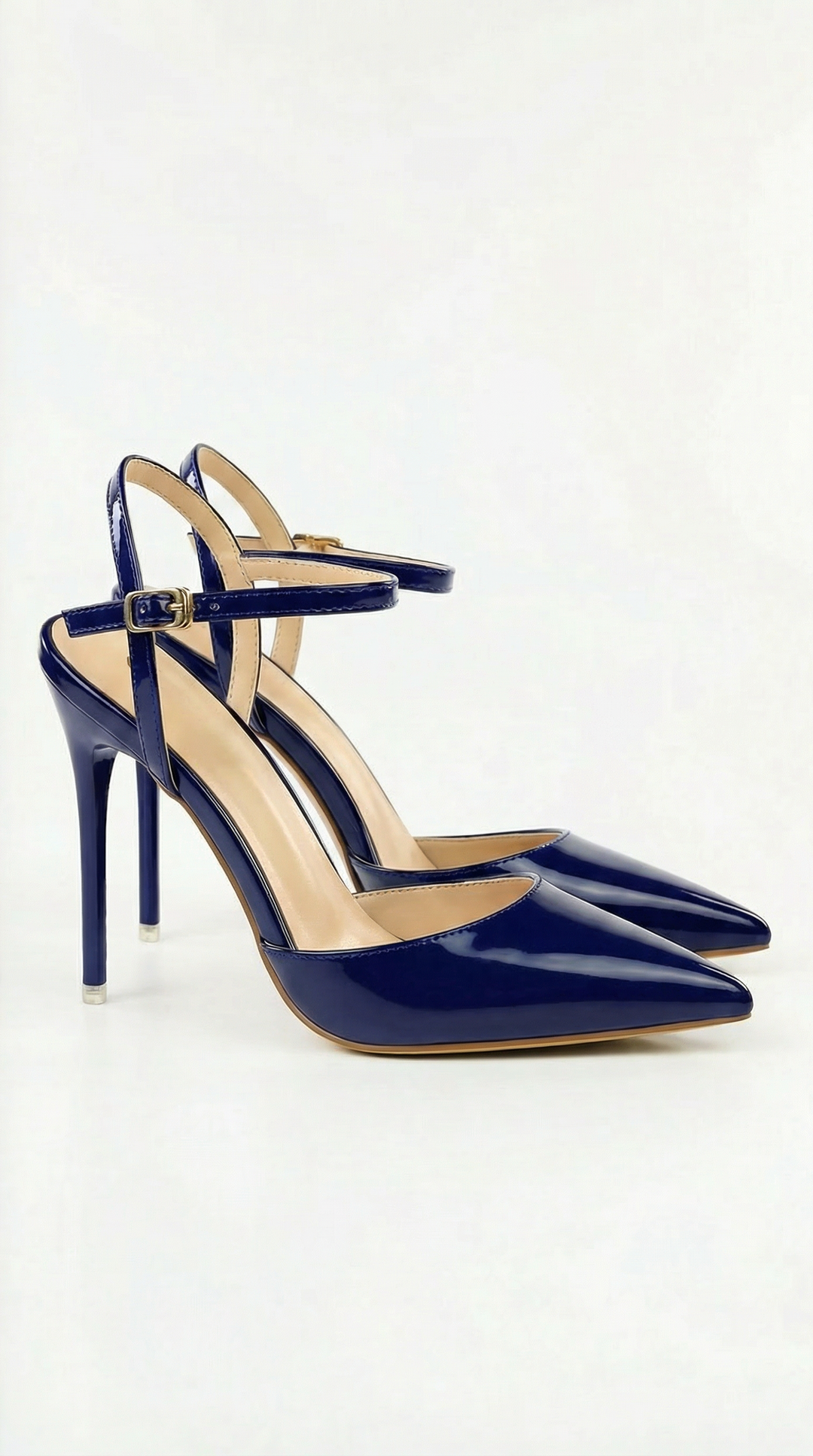 Rosie | Pointed Toe Ankle Strap Stiletto Heels