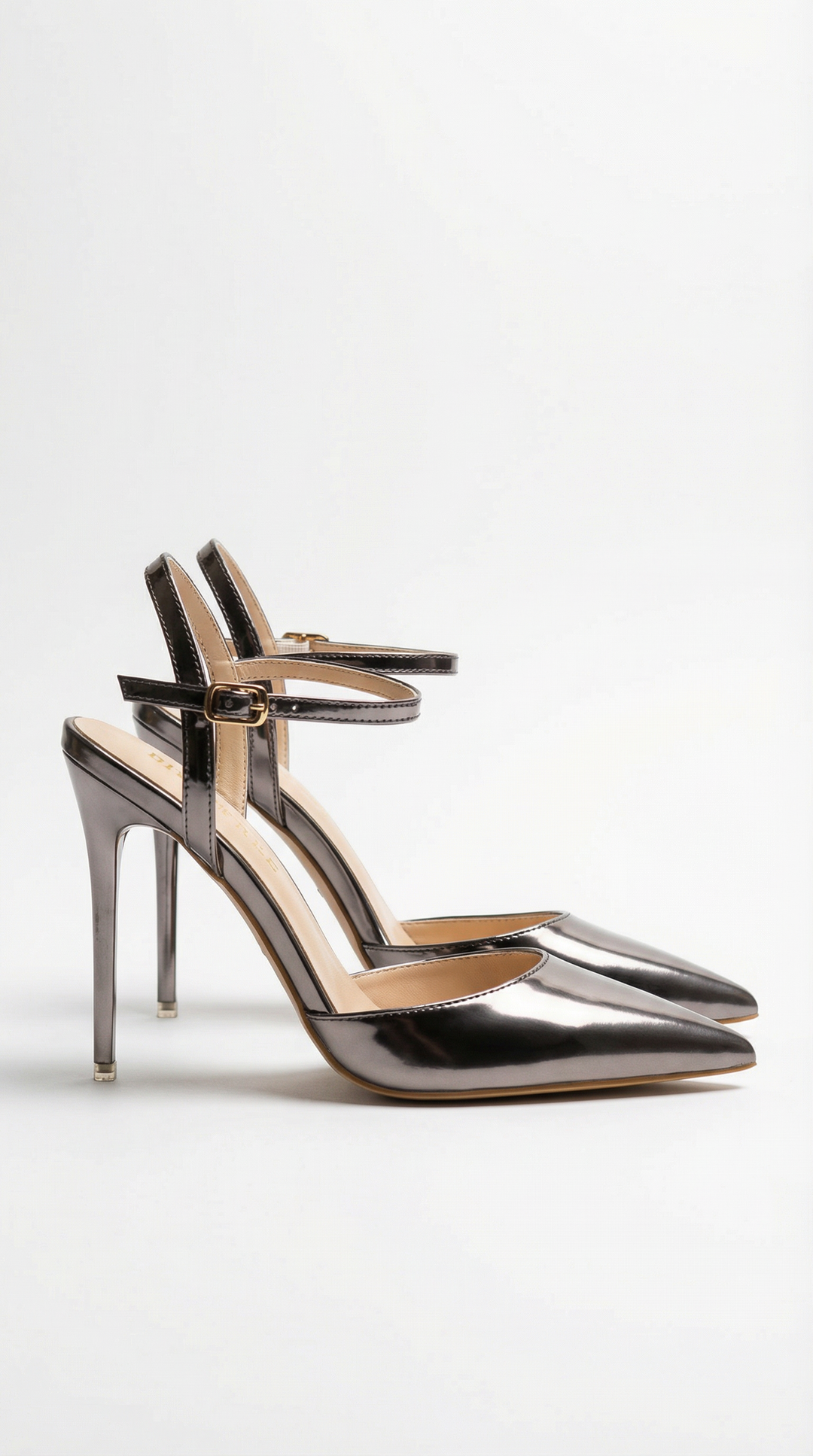 Rosie | Pointed Toe Ankle Strap Stiletto Heels