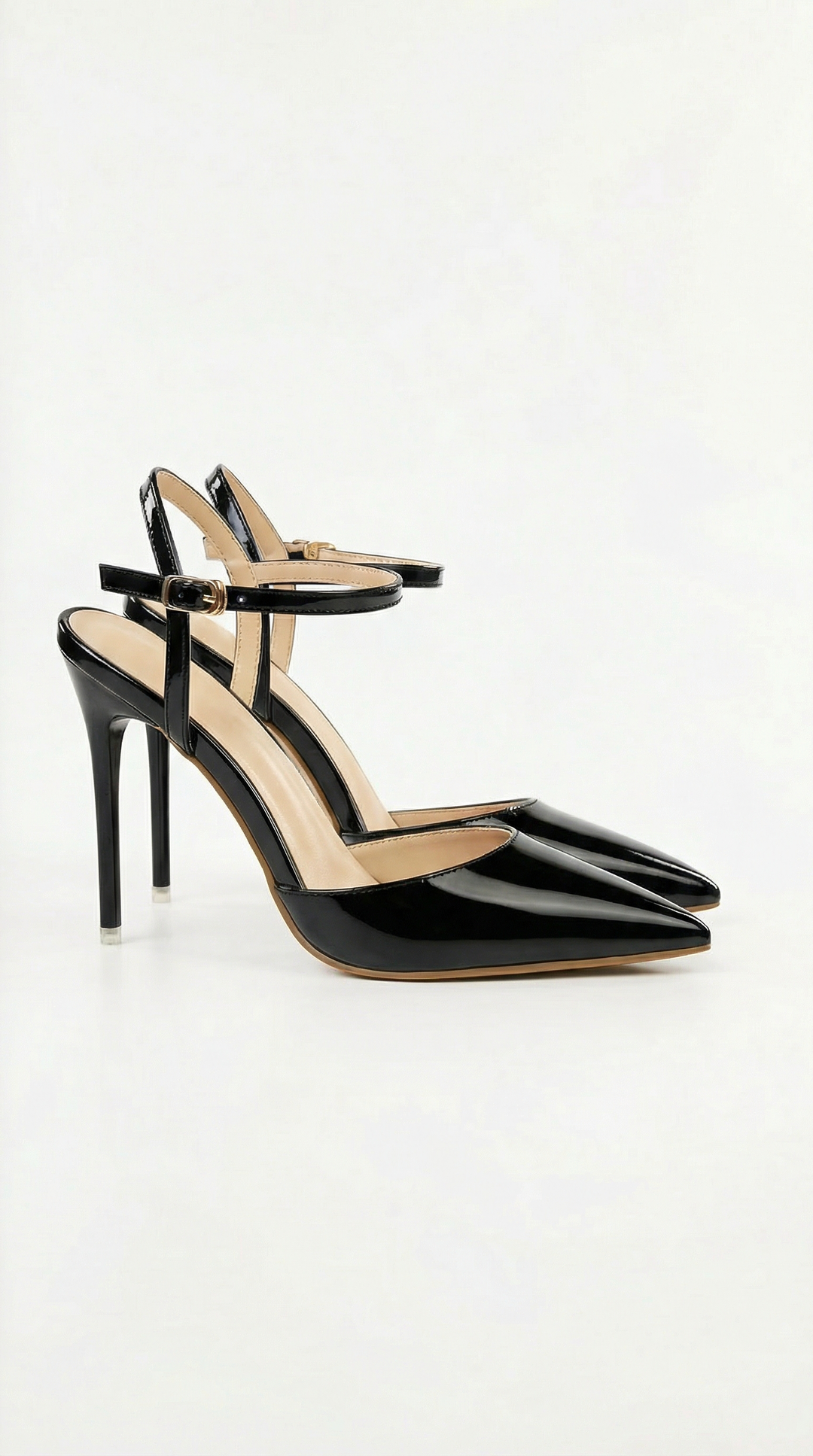 Rosie | Pointed Toe Ankle Strap Stiletto Heels