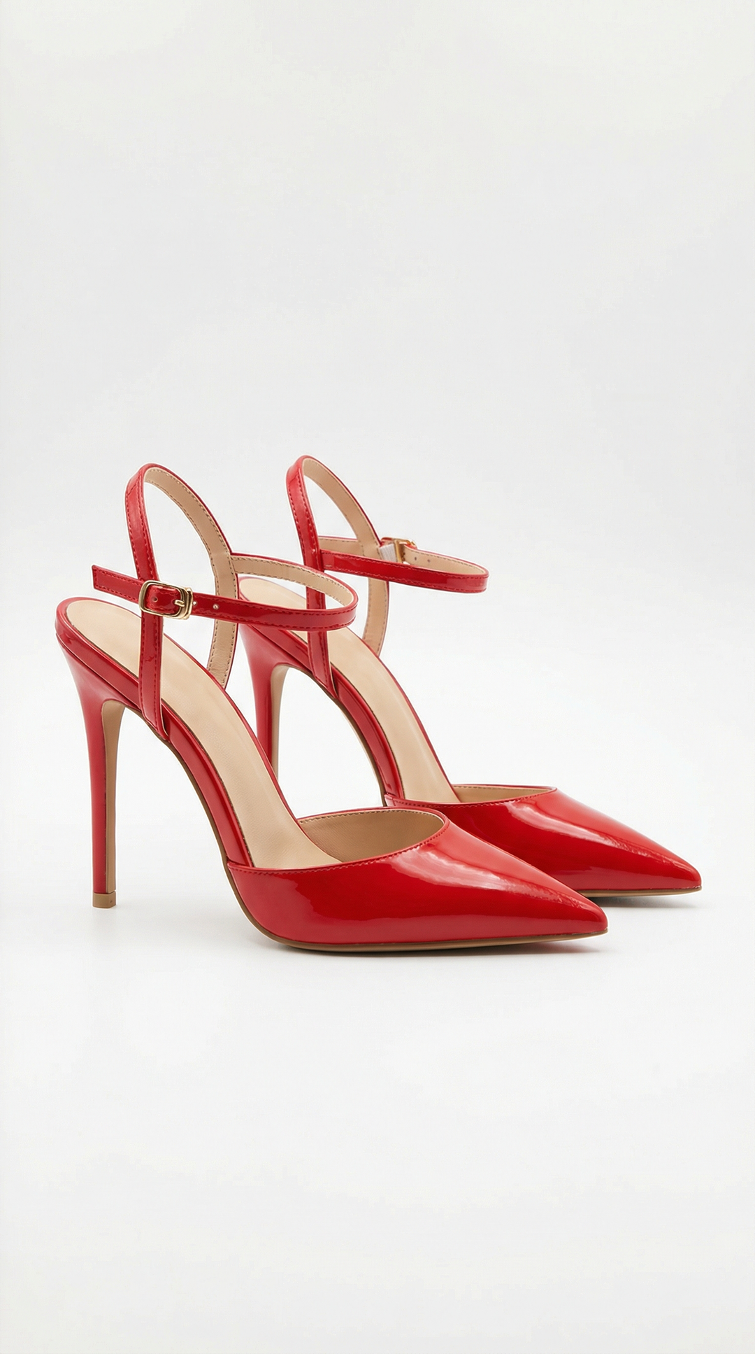 Rosie | Pointed Toe Ankle Strap Stiletto Heels