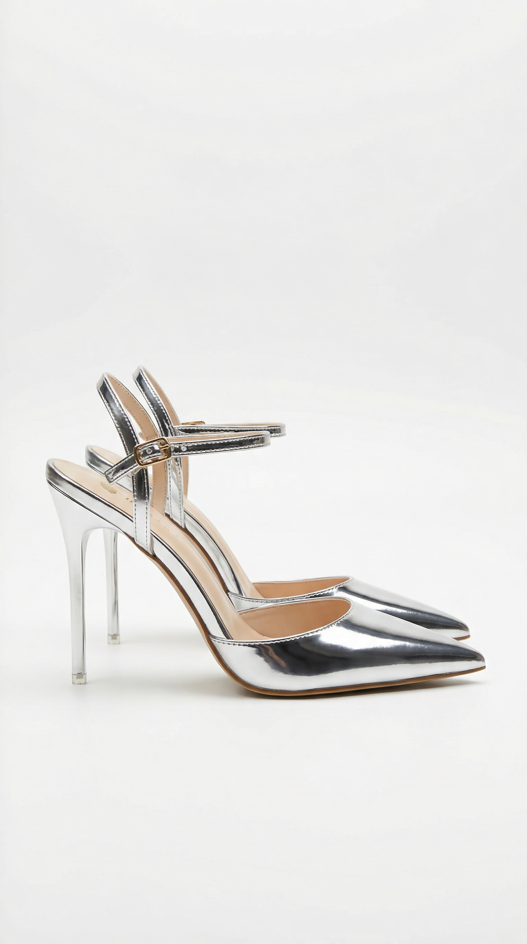 Rosie | Pointed Toe Ankle Strap Stiletto Heels