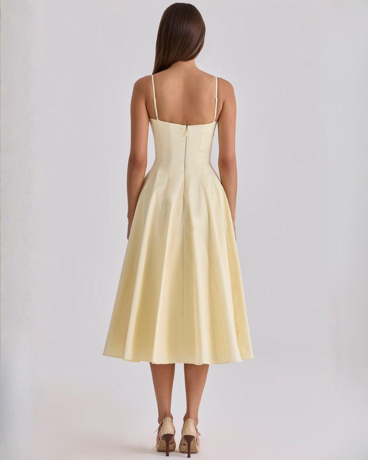Rosie | Wedding Guest Sleeveless Midi Party Dress