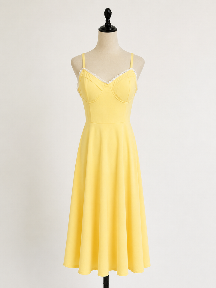 Rosie | Wedding Guest Sleeveless Pleated Midi Dress