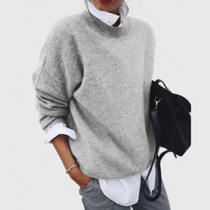 Rosie | Womens Relaxed Long Sleeve Crew Neck Jumper
