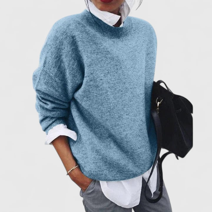 Rosie | Womens Relaxed Long Sleeve Crew Neck Jumper