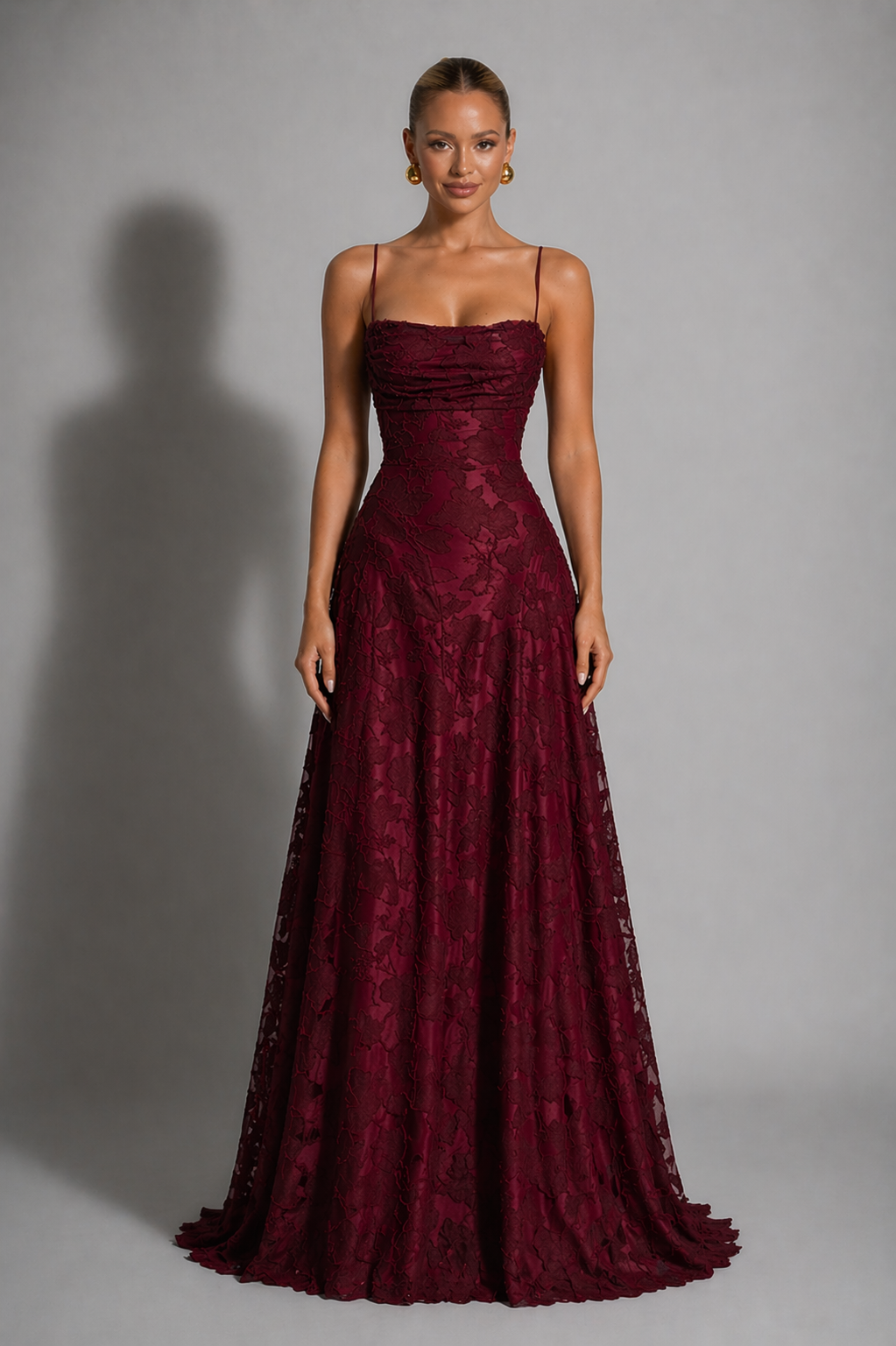 Sienna | Wedding Guest Floral Lace Maxi Dress