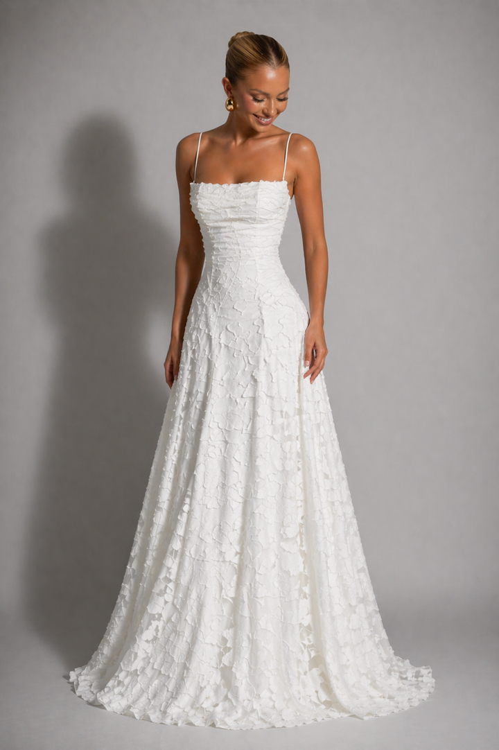 Sienna | Wedding Guest Floral Lace Maxi Dress