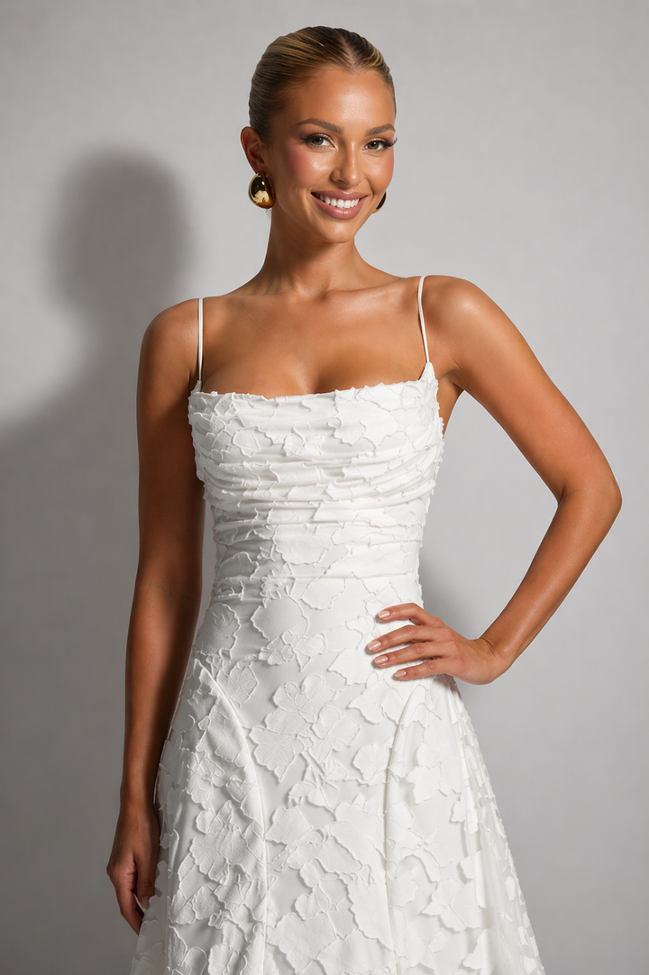 Sienna | Wedding Guest Floral Lace Maxi Dress