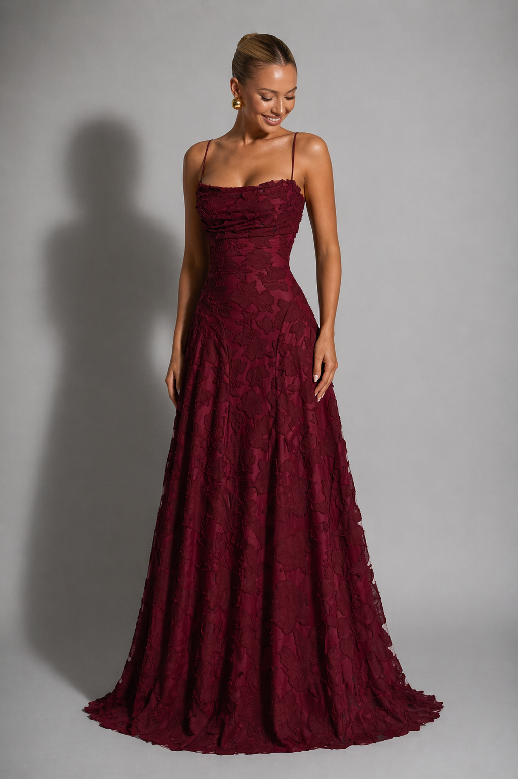 Sienna | Wedding Guest Floral Lace Maxi Dress