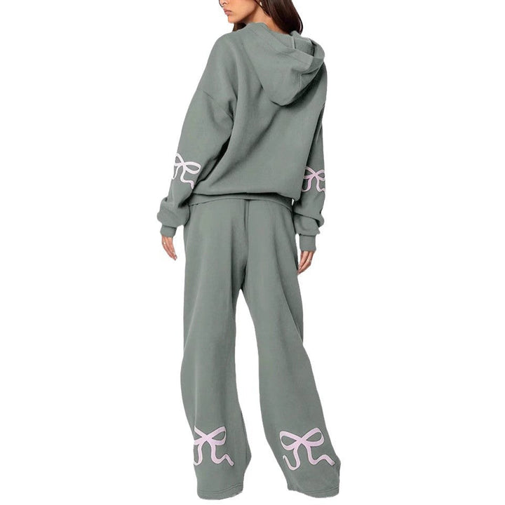 Sienna | Womens Hooded Wide Leg Trousers Tracksuit