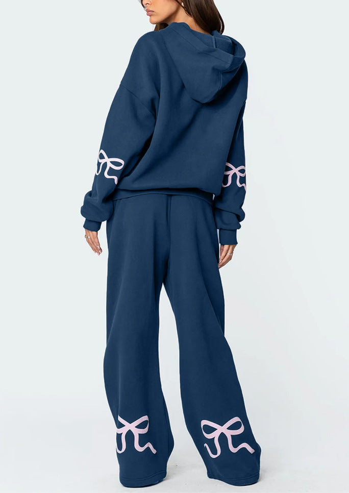 Sienna | Womens Hooded Wide Leg Trousers Tracksuit