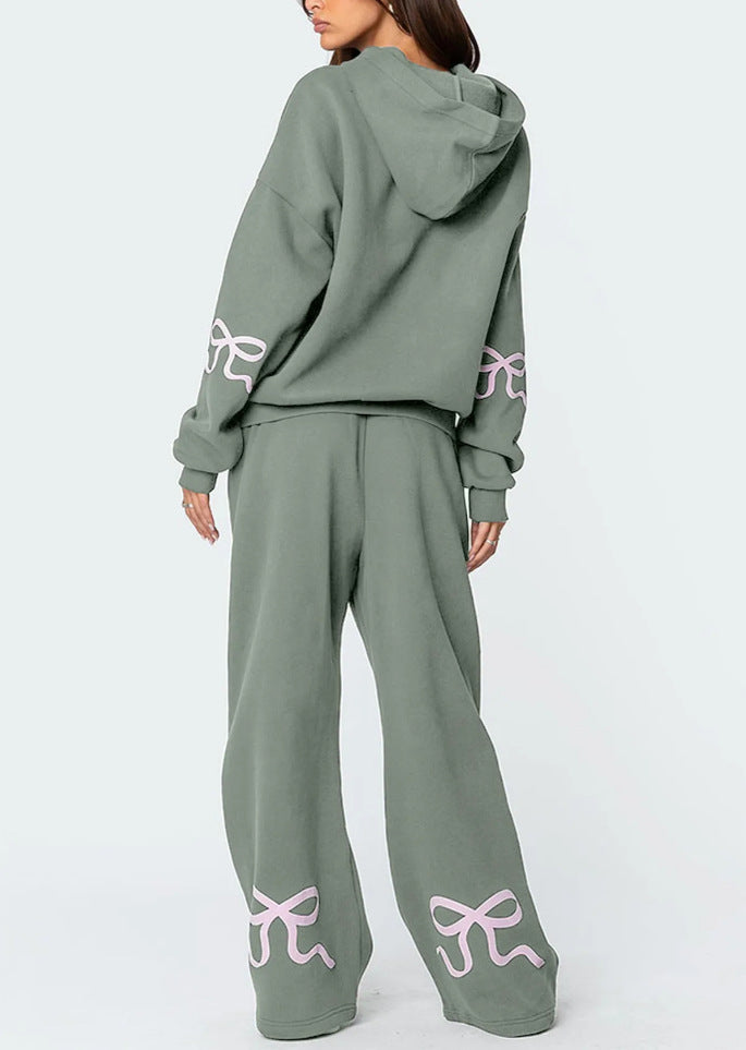 Sienna | Womens Hooded Wide Leg Trousers Tracksuit