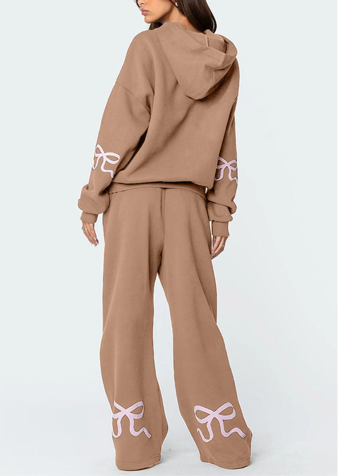 Sienna | Womens Hooded Wide Leg Trousers Tracksuit
