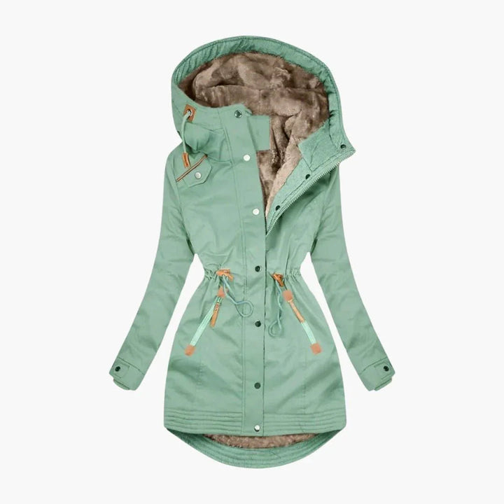 Sophia | Womens Hooded Fur Lined Winter Coat Parka