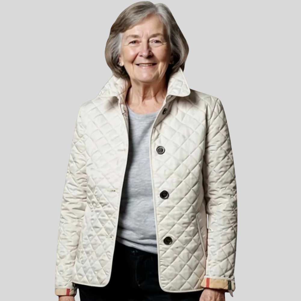 Millie | Quilted Button Collared Jacket