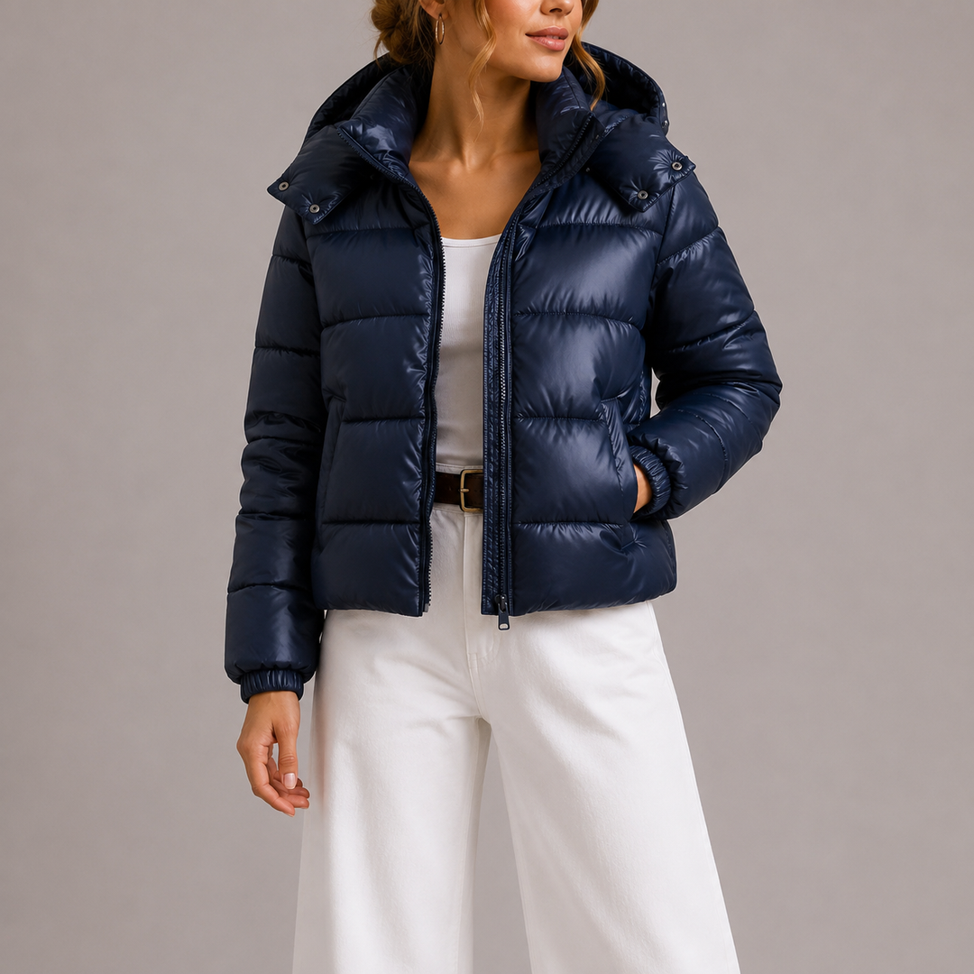 Tamsin | Womens Hooded Zip Up Puffer Jacket