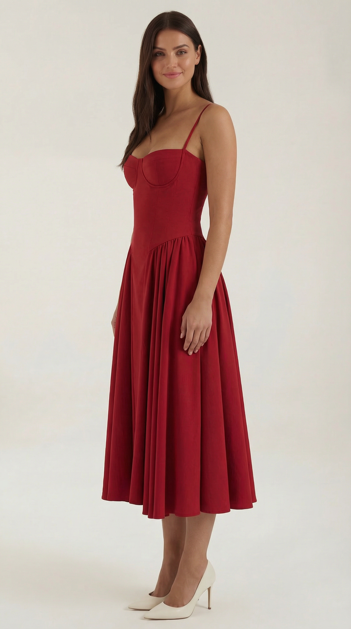 Tilly | Wedding Guest Floral Midi Summer Dress