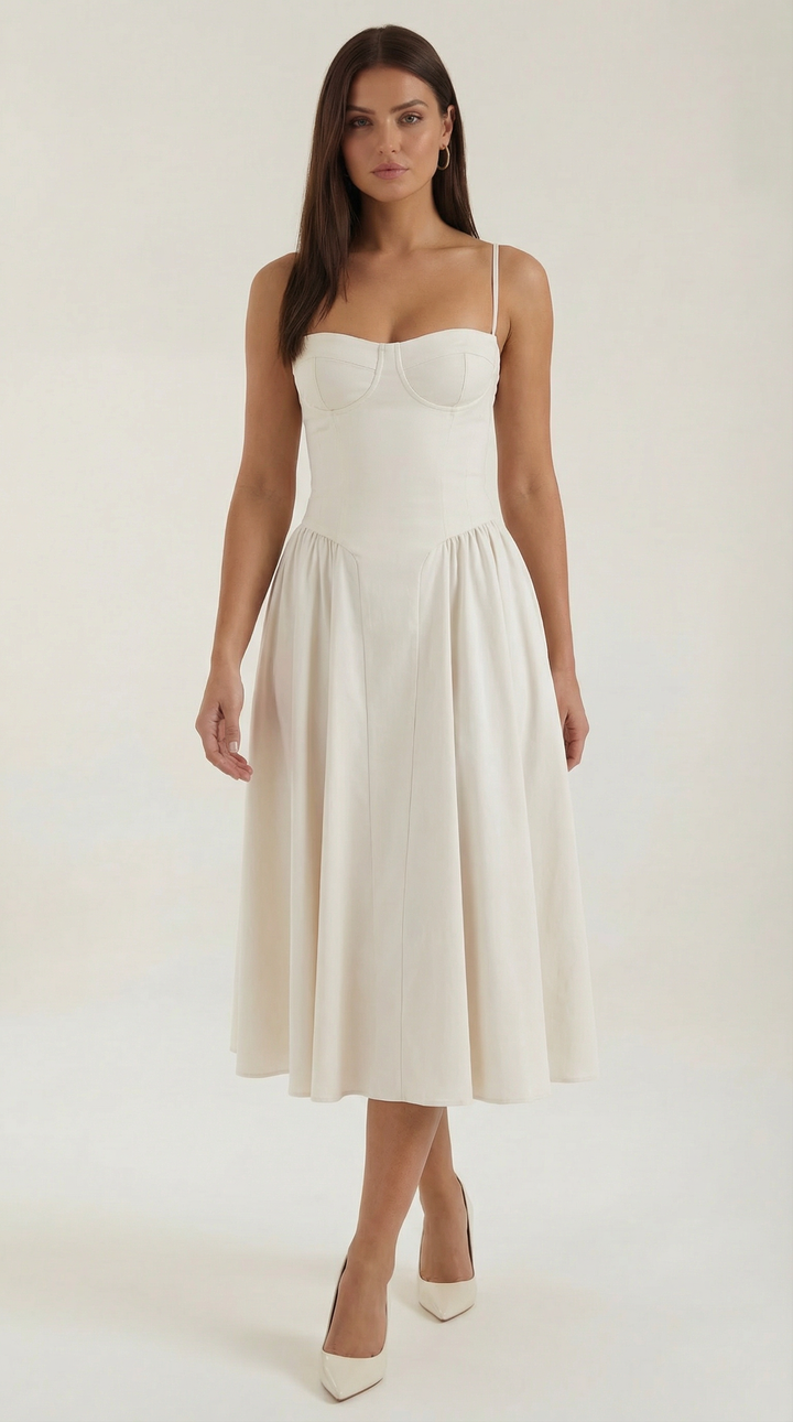 Tilly | Wedding Guest Floral Midi Summer Dress