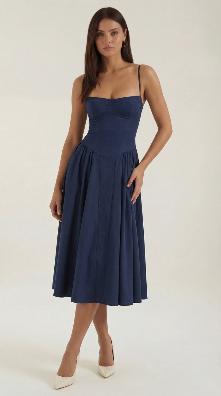 Tilly | Wedding Guest Floral Midi Summer Dress