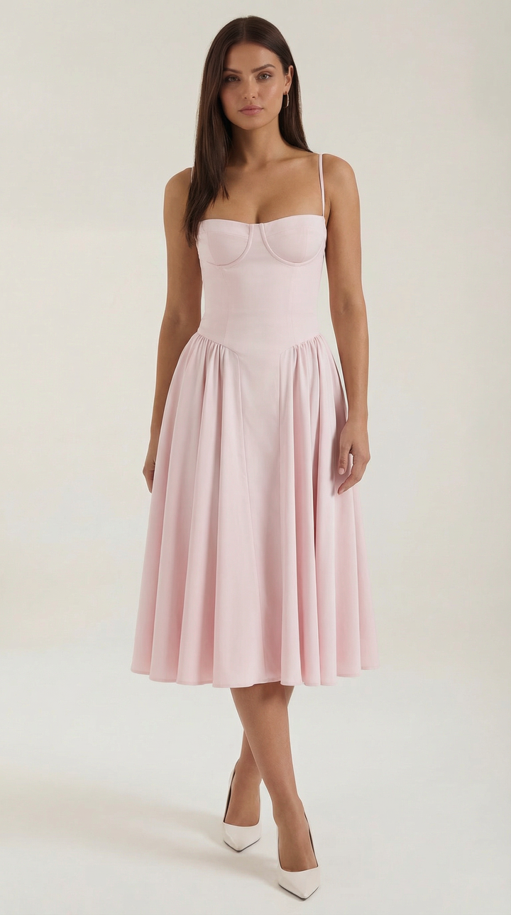Tilly | Wedding Guest Floral Midi Summer Dress