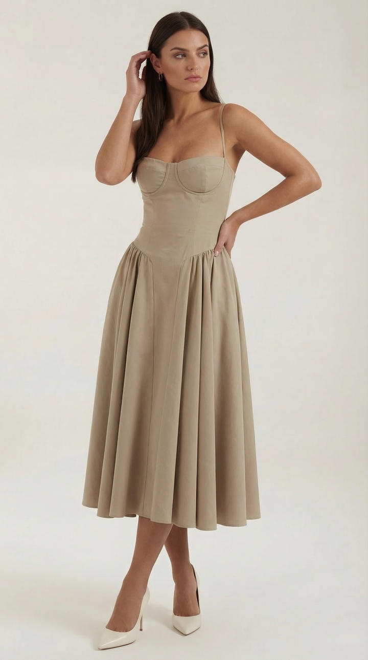 Tilly | Wedding Guest Floral Midi Summer Dress