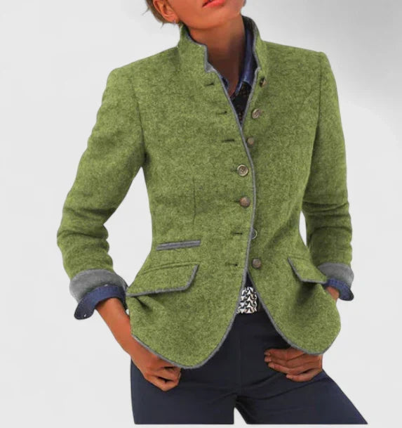 Tilly | Womens Fitted Wool Blend Blazer Jacket