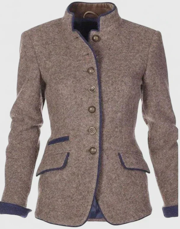 Tilly | Womens Fitted Wool Blend Blazer Jacket