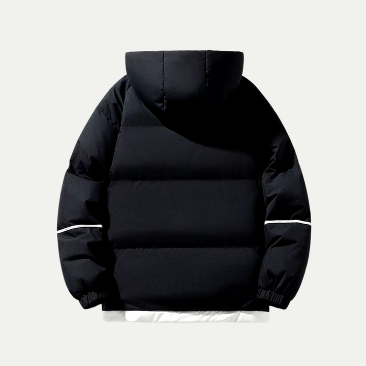 Darcy | Relaxed Fit Hooded Zip Long Sleeve Puffer Jacket