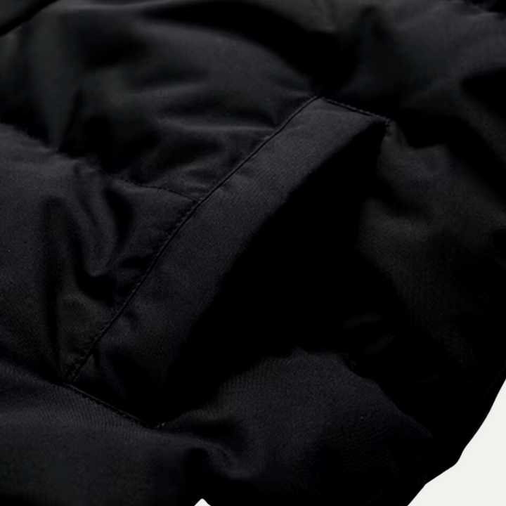 Darcy | Relaxed Fit Hooded Zip Long Sleeve Puffer Jacket