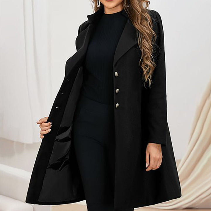 Florence | Collared Long Sleeve Button Coat