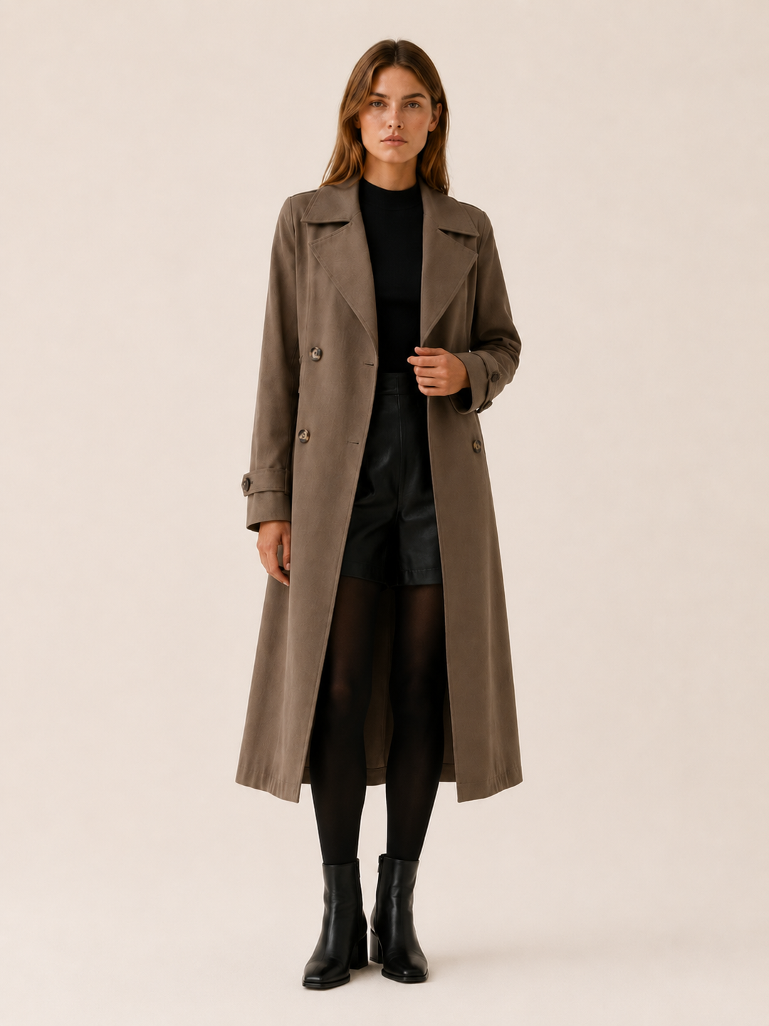 Willow | Womens Double Breasted Long Sleeve Trench Coat
