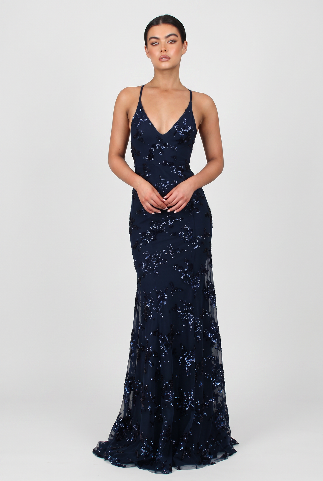 Freya | Embellished Sequin Maxi Dress