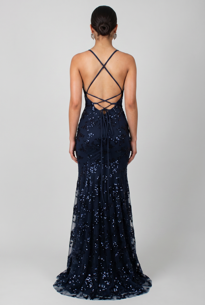 Freya | Embellished Sequin Maxi Dress