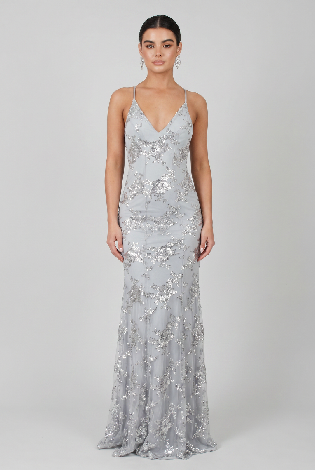 Freya | Embellished Sequin Maxi Dress