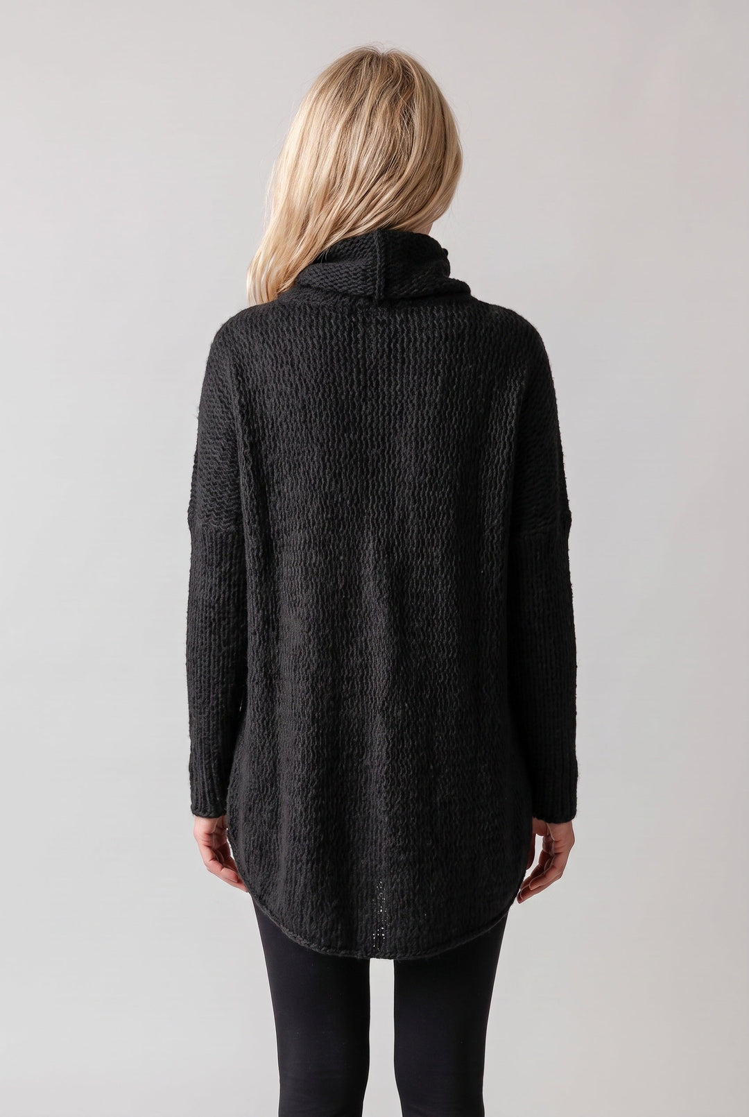 Verity | Chunky Knit Funnel Neck Jumper Dress