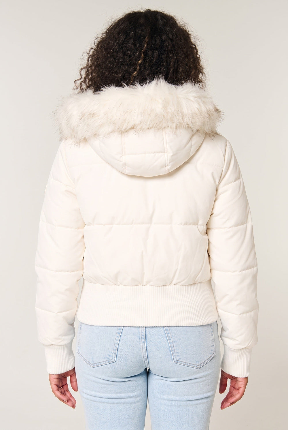 Maisie | Hooded Zip Puffer Bomber Jacket