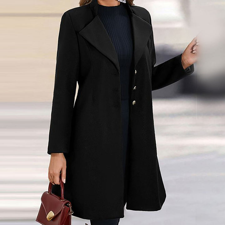 Florence | Collared Long Sleeve Button Coat